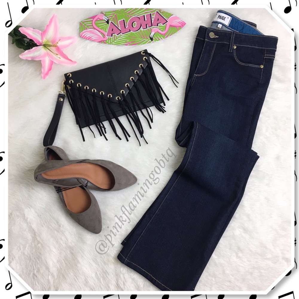 Paige Skyline Stretch Bootcut Michelle Wash